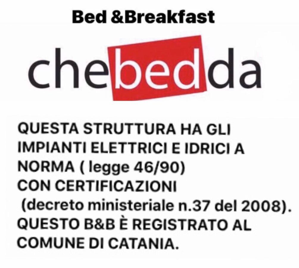 Chebedda B&B Κατάνια Εξωτερικό φωτογραφία